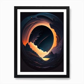 Dark Energy Comic Space Space Art Print