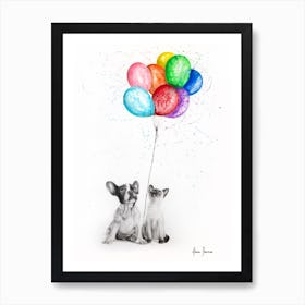 The Eight Balloons 2 Art Print