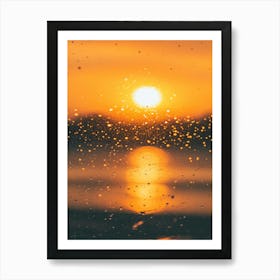 Sunset Through A Window Art Print