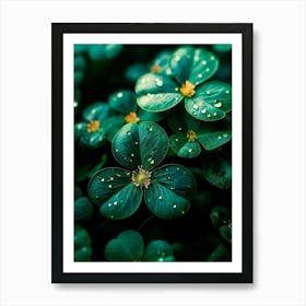 Shamrocks Art Print