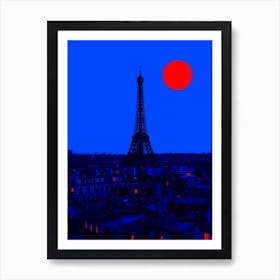 Get Lost In The Blue Art Print