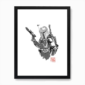 Bobba Fett Art Print