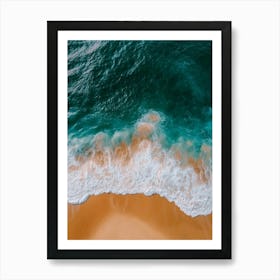 Aerial View Of A Beach 110 Art Print