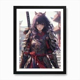 Samurai Girl 2 Art Print