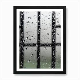 Rain Window Art Print