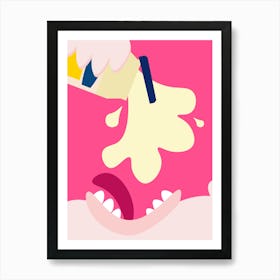 Mayo Addict Mayonnaise Kitchen Funny Art Art Print