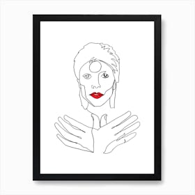 Bowie Art Print