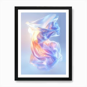 Luminous Silk Art Print