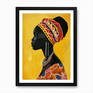 African Queen 1 Art Print RoseBlunts - Fy by