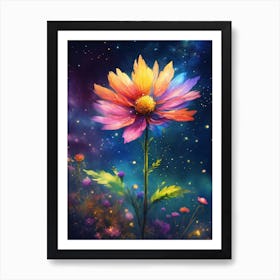 Flower art 1 Art Print