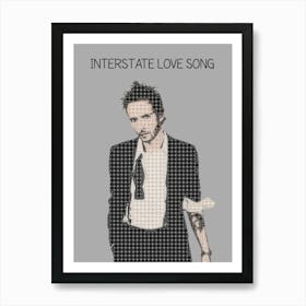 Interstate Love Song 1 Art Print