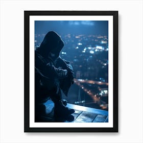 City At Night Art Print