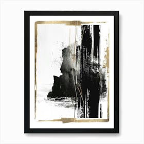 'Black And Gold' 8 Art Print