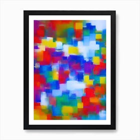 Abstract Squares Art Print