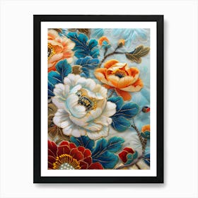 Chinese Embroidery 50 Art Print