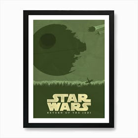 Return of the jedi minimal Art Print