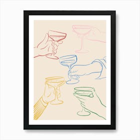 Cheers - Multicolored Affiche