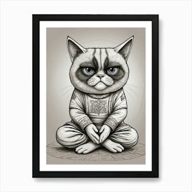 Grumpy Cat 1 Art Print