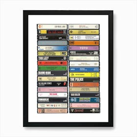 1978 Music - Cassette Print - Born in '78 Art Print