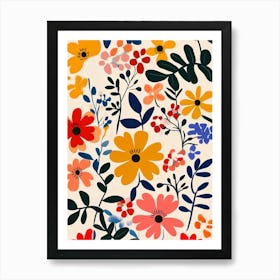 Floral Pattern 19 Art Print