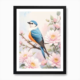 Bird On A Branch Art Print