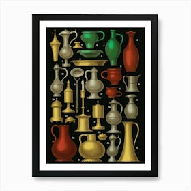 Vases And Jugs Art Print