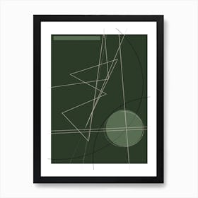 Angular Lines No 18 Art Print