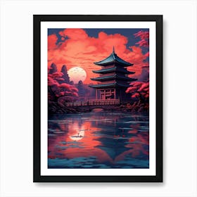 Japanese Pagoda 17 Art Print