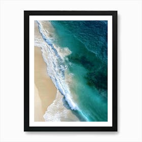 Beach - Beach Stock Videos & Royalty-Free Footage 8 Art Print