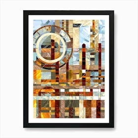 Abstract Cityscape 11 Art Print