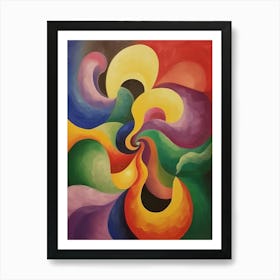 Abstract Painting 1780 Art Print