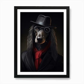 Gangster Dog Afghan Hound 5 Art Print