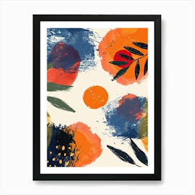 Earthy Blooms Art Print