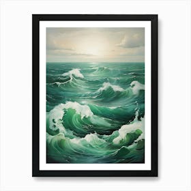 Ocean Waves 3 Art Print