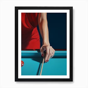 Pool Table 1 Art Print