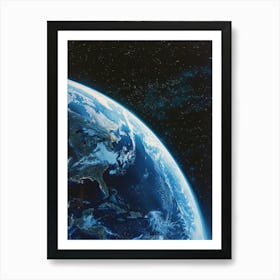 Earth From Space Art Print