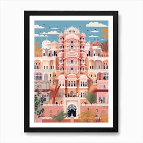 The City Palace Jaipur India Art Print