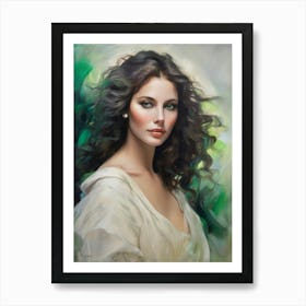 Beautiful Woman Art Print