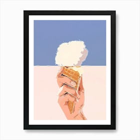 Ice Cream Cone Art Print