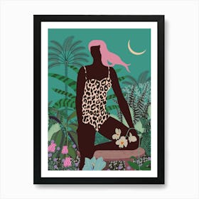 Jungle Goddess Art Print