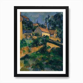 La Route Tournante À Montgeroult (1898), Paul Cézanne Art Print