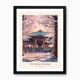 The Meiji Shrine Tokyo Japan Travel Poster Art Print