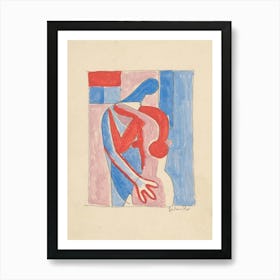 Embrace, Mikuláš Galanda Art Print