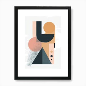 Abstract Geometric Print 2 Art Print