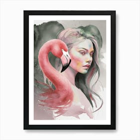 Flamingo 3 Art Print