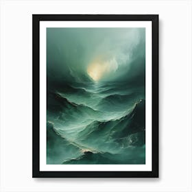 Poster Geo Nature Paint 19 Art Print