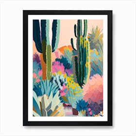 Desert Botanical Garden, Usa Abstract Still Life Art Print