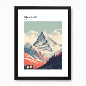 Chamonix France 2 Hiking Trail Landscape Poster Art Print