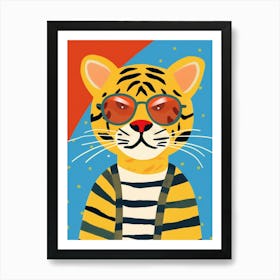 Little Tiger 3 Wearing Sunglasses Art Print