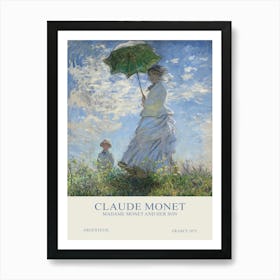 Claude Monet - Woman With A Parasol Art Print